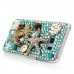 Samsung Galaxy Note 5 - Luxury Handmade Bling Bling 3D Rhinestone Crystal Protective Hard Clear Phone Cover Case - Golden Anchors